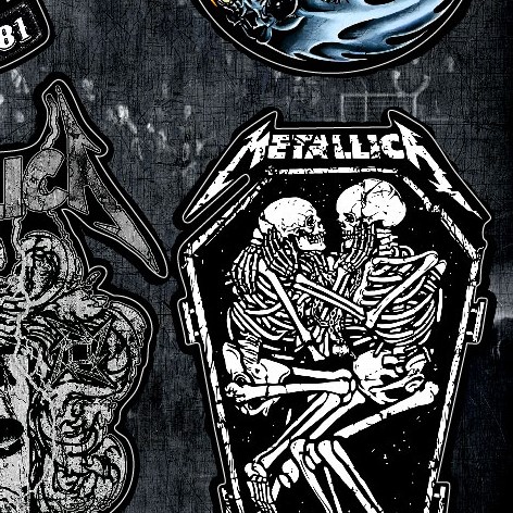 Стикерпак (Набор наклеек) Metallica#1 - фото 269967