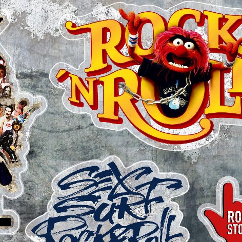 Стикерпак (Набор наклеек) Rock`n`roll#2 - фото 269999