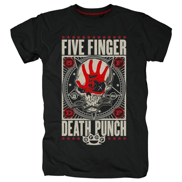 Футболка Five finger death punch #5 5fdp5 - фото 29405
