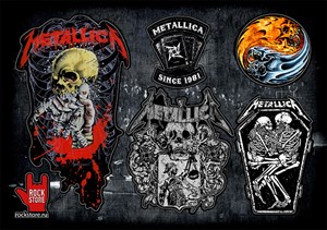 Футболка Стикерпак (Набор наклеек) Metallica#1 Stickerpack_Metallica_1